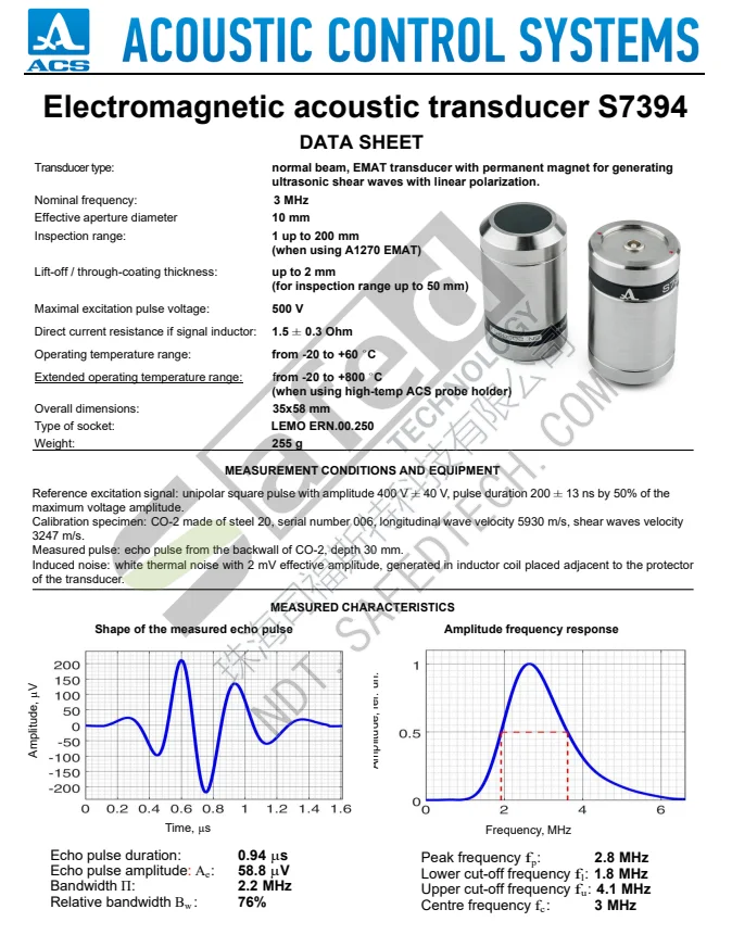 S7394 Data Sheet PDF 第 1 页预览