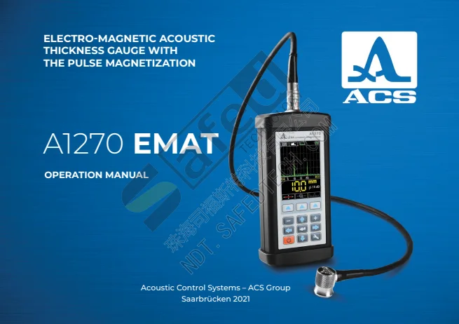 A1270 EMAT Manual A1270 EMAT User Manual 2021 PDF 第 1 页预览