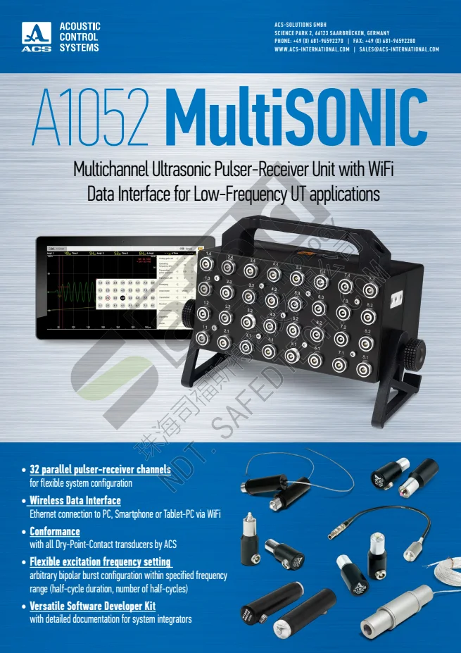 A1050 MultiSONIC web PDF 第 1 页预览